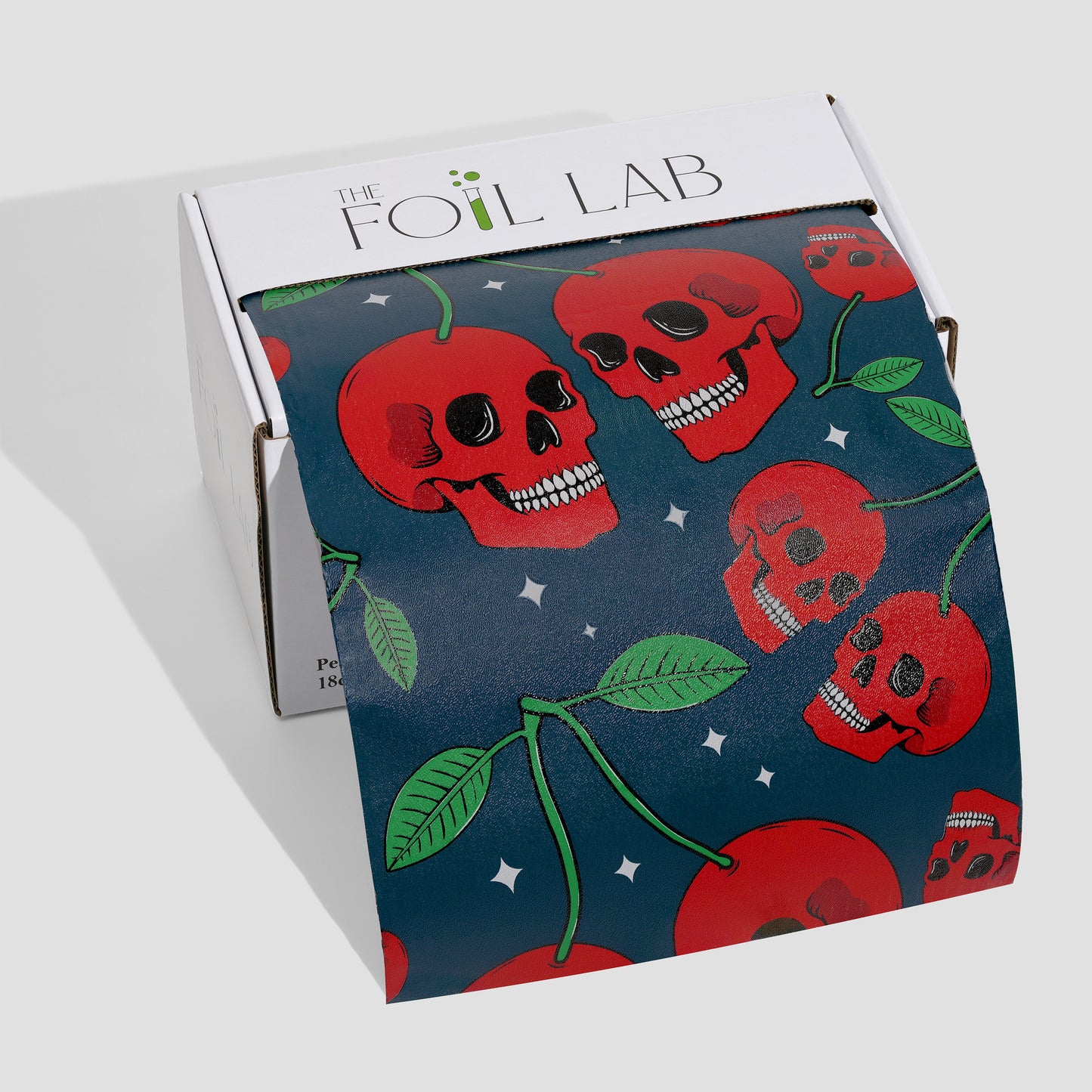 Cherry Skulls Wide Foil Roll