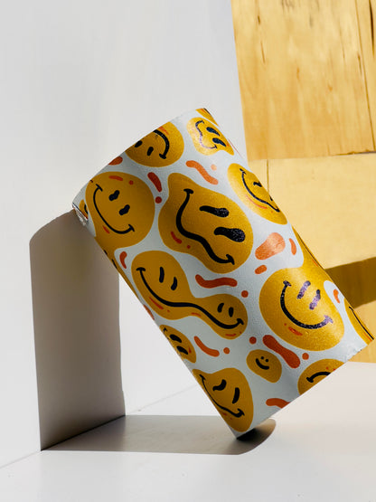 wild foil roll with yellow smiley faces 